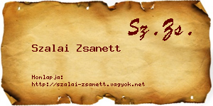 Szalai Zsanett névjegykártya